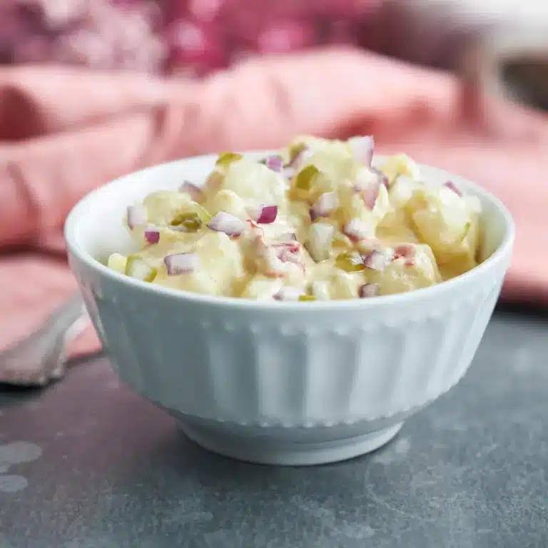 peach sriracha potato salad
