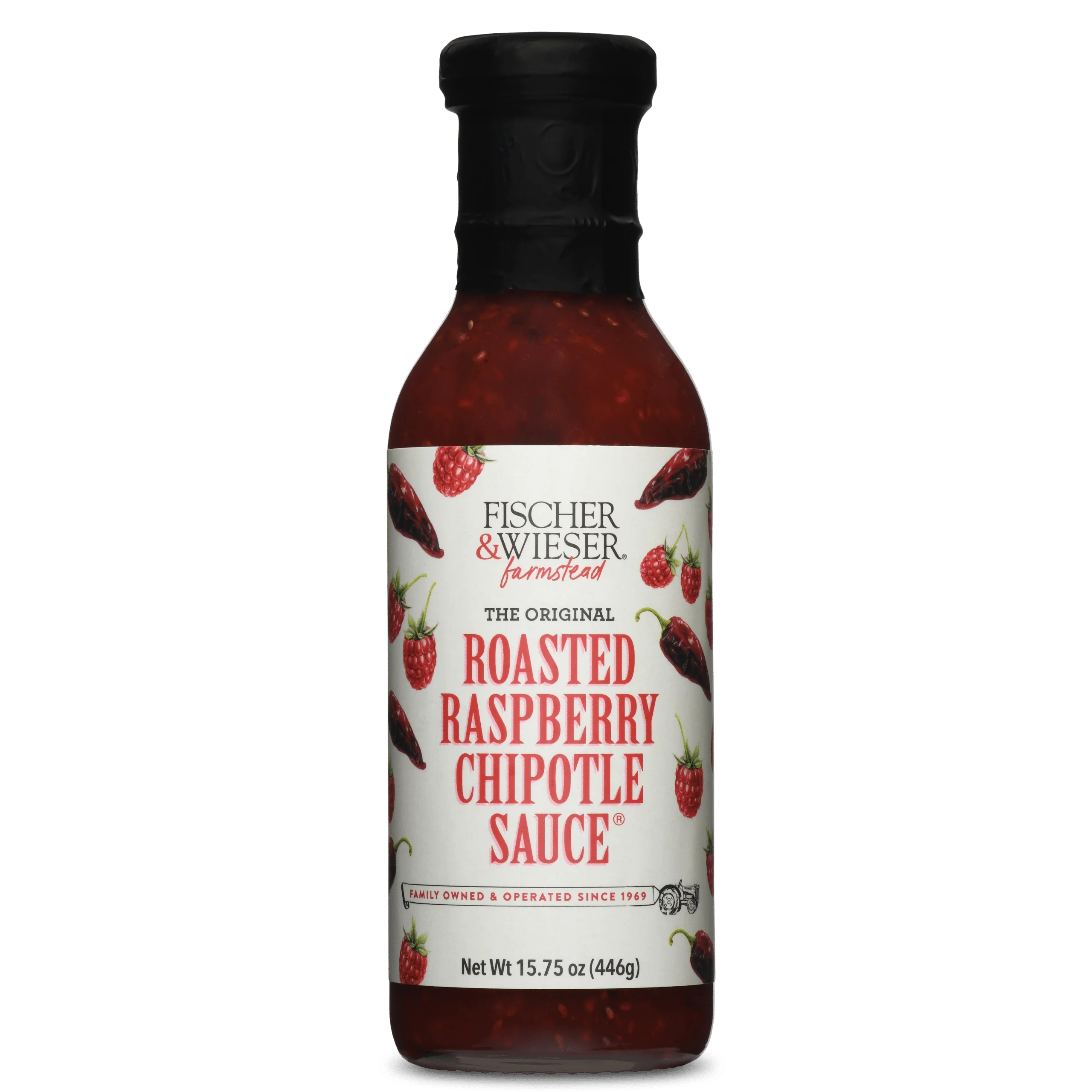 15oz The Original Roasted Raspberry Chipotle Sauce front