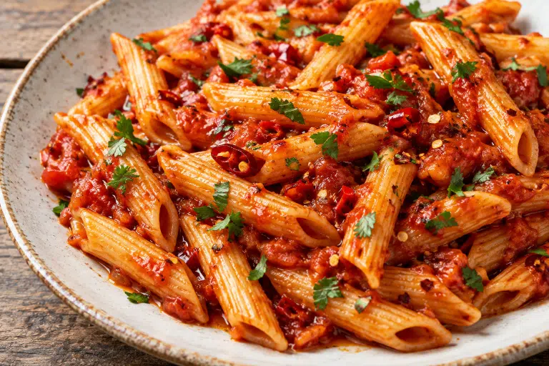 Penne arrabbiata
